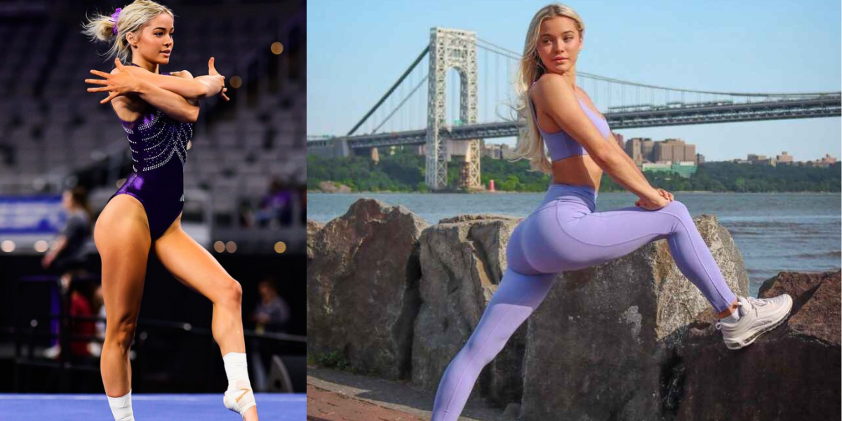 Olivia Dunne Shows Incredible Gymnastics Pre-Season Pliability