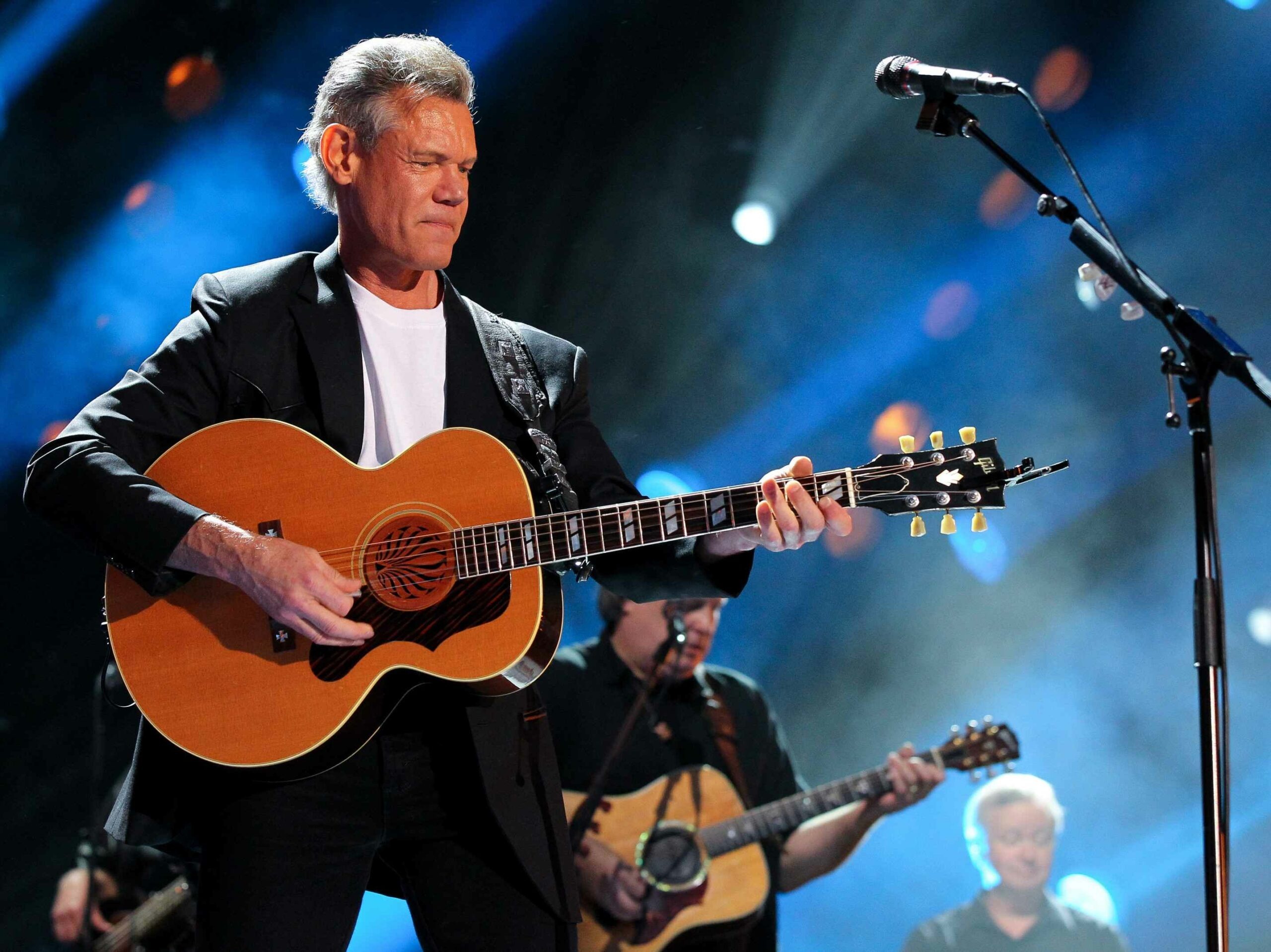 What country music is all about is Randy Travis, who is recognized for a great career despite health issues.