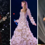 Taylor Swift’s Christmas Lights Display Features Huge Record Covers, Travis Kelce, and Other Items