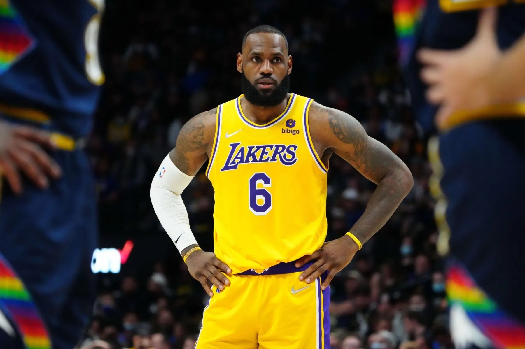 LeBron James' heated two-word response to Dillon Brooks' question following Lakers-Rockets brawl