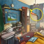 Optical Illusion Eye Test: Only 2% Can Spot the Hidden lemon in this Messy bedroom in 9 seconds