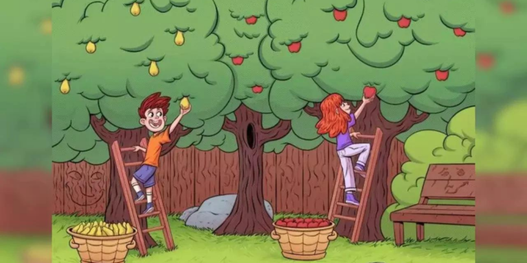 Optical illusion: Discover the hidden apple in the forest in 5 seconds!