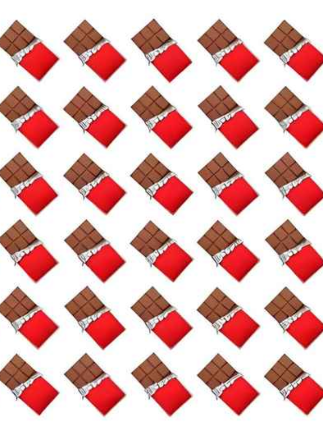 Image optical illusion: Find the odd chocolate bar in 4 seconds!