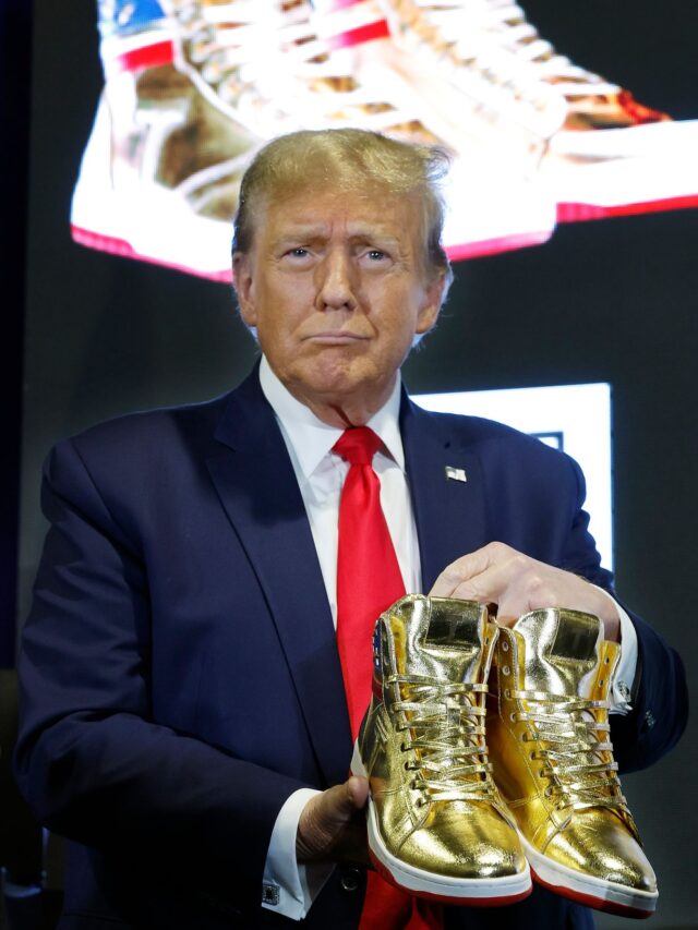 There’s Much More to Those $399 Gold Trump Sneakers Than Just Shoes