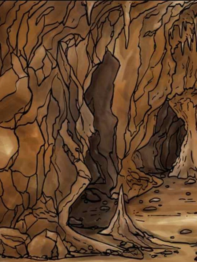 IQ TEST: Only the keenest can spot the dog in the cave in 6 seconds.
